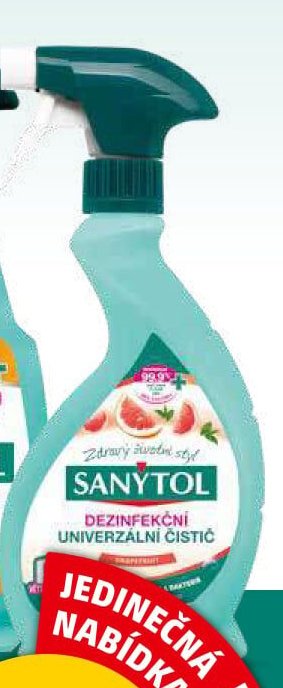 SANYTOL DEZINFEKČNÍ UNIVERZÁLNÍ ČISTIČ