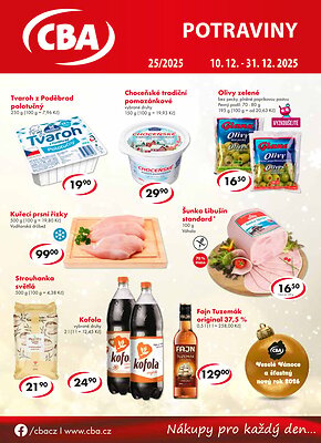 aktuální leták CBA 10.12.2025-31.12.2025