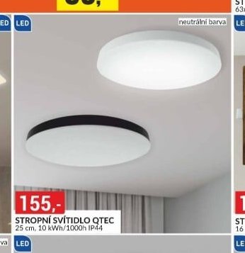 STROPNÍ SVÍTIDLO QTEC