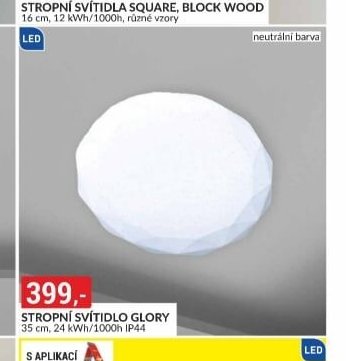 STROPNÍ SVÍTIDLO GLORY