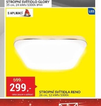 STROPNÍ SVÍTIDLA RENO