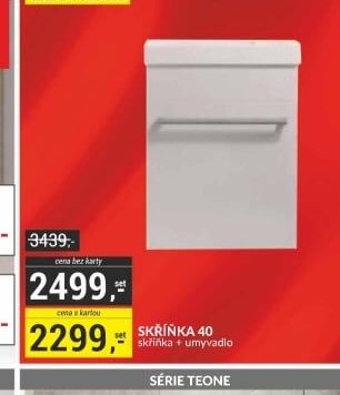 SKŘÍŇKA 40 skříňka + umyvadlo