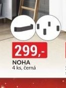 NOHA 4 ks, černá