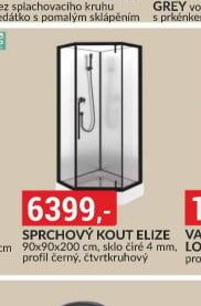 Sprchový kout ELIZE