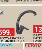 DŘEZOVÁ BATERIE NEPTUN BLACK C