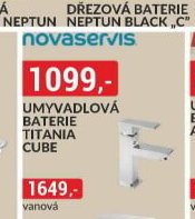 UMYVADLOVÁ BATERIE TITANIA CUBE
