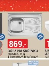 Dřez na skříňku