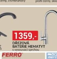 Dřezová baterie Hematyt