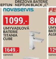 Umyvadlová baterie Titania Cube