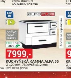 Kuchyňská kamna Alfa 55