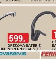 DŘEZOVÁ BATERIE NEPTUN BLACK C