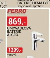 UMYVADLOVÁ BATERIE ALGEO