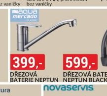 Dřezová baterie NEPTUN BLACK