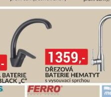 Dřezová baterie HEMATYT