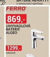 Umyvadlová baterie ALGEO