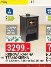 Krbová kamna Termokreka