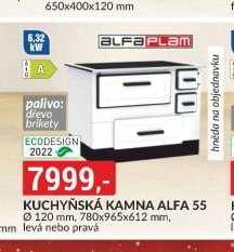 Kuchyňská kamna Alfa 55