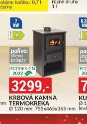 Krbová kamna Termokreka