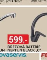 Dřezová baterie NEPTUN BLACK C