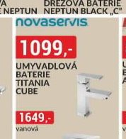 Umyvadlová baterie TITANIA CUBE