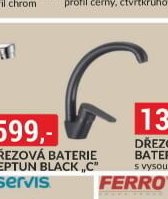 DŘEZOVÁ BATERIE NEPTUN BLACK C