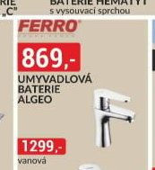 Umyvadlová baterie ALGEO