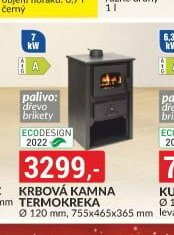 Krbová kamna Termokreka