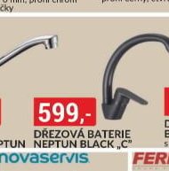 Dřezová baterie Neptun Black