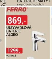 Umyvadlová baterie ALGEO