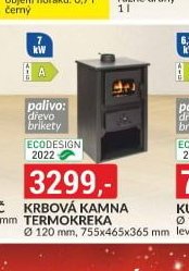 Krbová kamna Termokreka