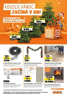 aktuální leták OBI 1.12.2025-31.12.2025