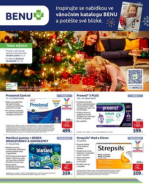 aktuální leták BENU Lékárna 1.12.2025-31.12.2025