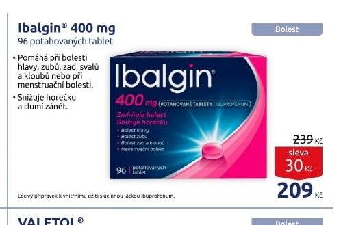 Ibalgin 400 mg 96 potahovaných tablet