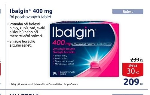 Ibalgin 400 mg 96 potahovaných tablet
