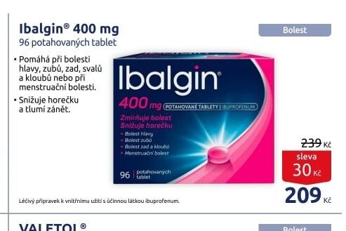 Ibalgin 400 mg 96 potahovaných tablet