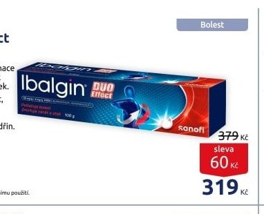 Ibalgin Duo Effect