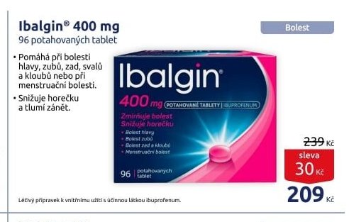 Ibalgin 400 mg 96 potahovaných tablet