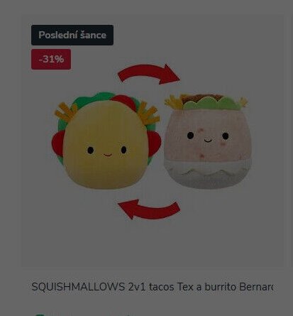 SQUISHMALLOWS 2v1 tacos Tex a burrito Bernar