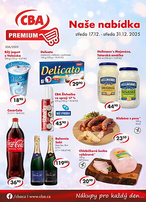 aktuální leták CBA 17.12.2025-31.12.2025
