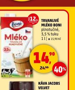 Trvanlivé mléko Boni