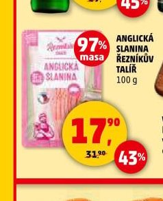 Anglická slanina Řezníkův talíř