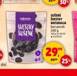 Sušené švestky Naturalia