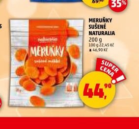 Meruňky sušené Naturalia