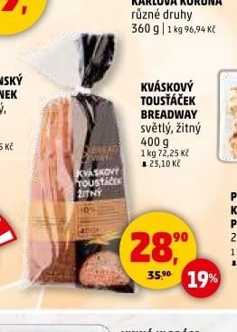 KVÁSKOVÝ TOUSTÁČEK BREADWAY