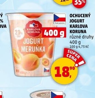 OCHUCENÝ JOGURT KARLOVA KORUNA