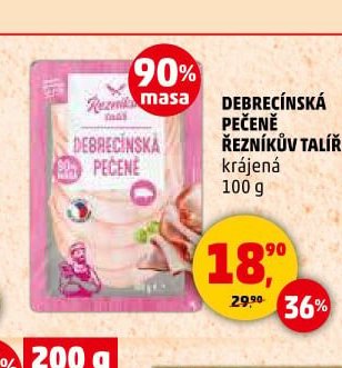 Debrecínská pečeně Řezníkův talíř 100 g