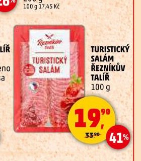 Turistický salám Řezníkův talíř 100 g