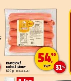 Klatovské kuřecí párky