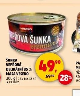 Šunka vepřová delikátní Veseko