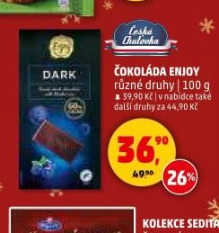 ČOKOLÁDA ENJOY různé druhy